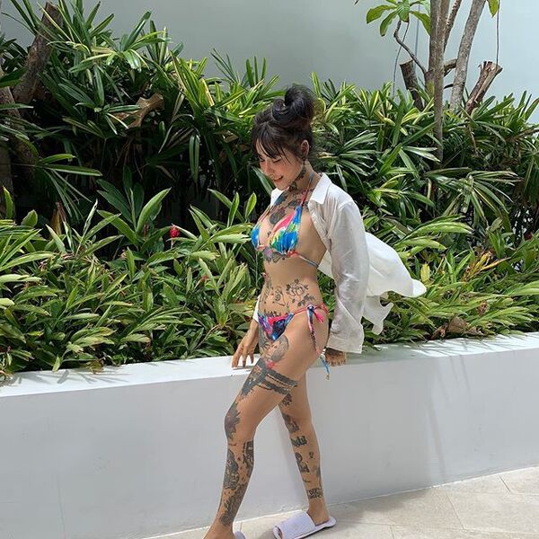 เด็ดมาก น้องเลย์ ภัส นภัสพลอย นางฟ้าวงการสัก ศิลปะบนเรือนร่าง 3